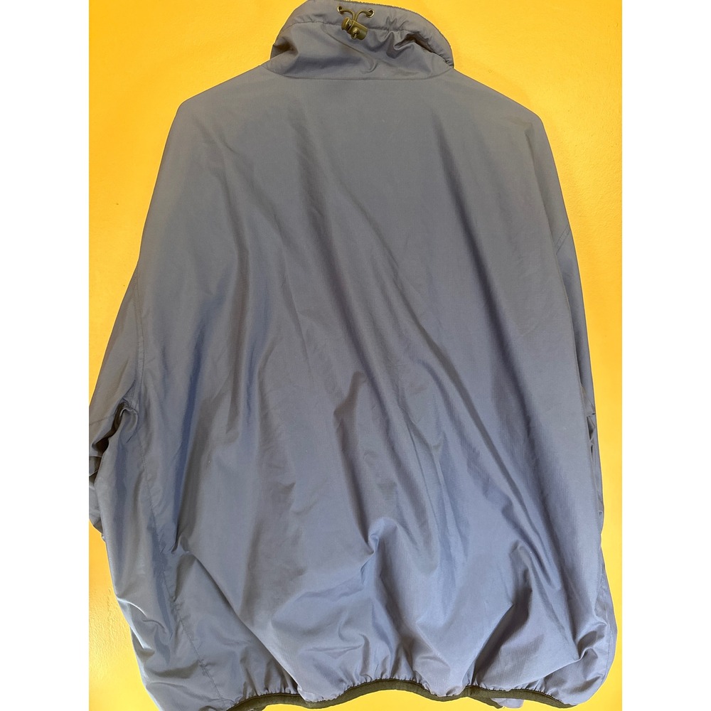 Orvis Mens XL Navy‎ Blue Quarter Zip Fleece Lined Windbreaker Pullover Jacket - Picture 4 of 5